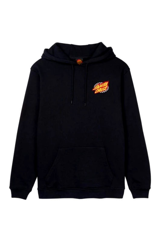 SANTA CRUZ SANTA CRUZ Φούτερ με Κουκούλα Goal Flame Hood - ΜΑΥΡΟ-SCA-HDY-6271-BLACK