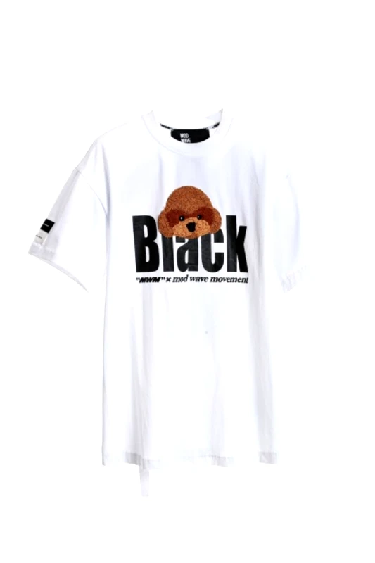 Mod Wave Movement MOD WAVE MOVEMENT T-Shirt CAPSULE TEDDY- MW092020061 - ΑΣΠΡΟ-MW092020061-WHITE
