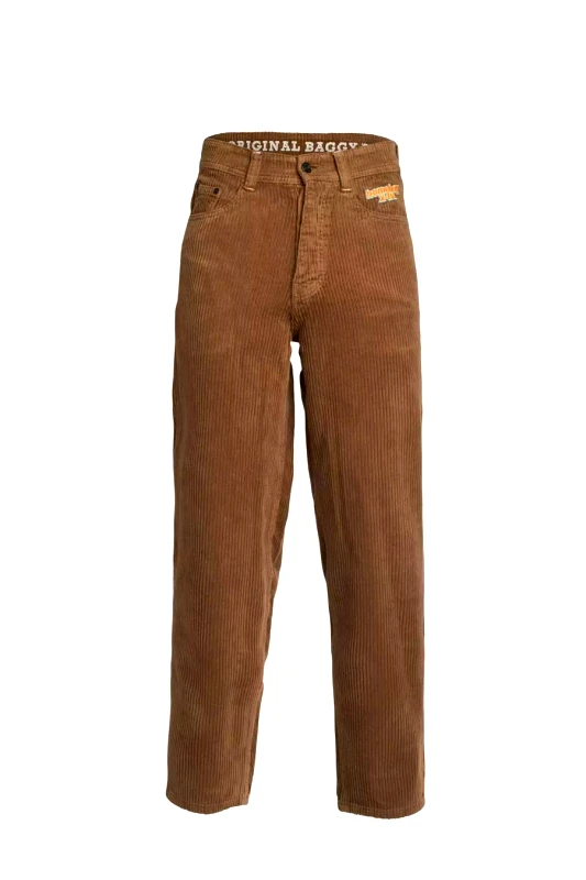HOMEBOY HOMEBOY Παντελόνια x-tra BAGGY Cord - BROWN-01PA0301-BROWN