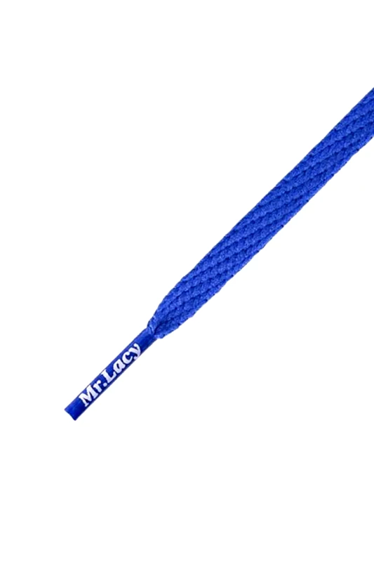 MR.LACY MR.LACY Κορδόνια Flatties Junior 110cm Lace - ΜΠΛΕ-315724-BLUE