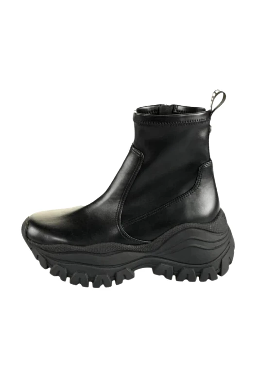 BUFFALO BUFFALO μποτάκια γυναικεία LOLA SOCK - Μαύρο-1220056-BLACK