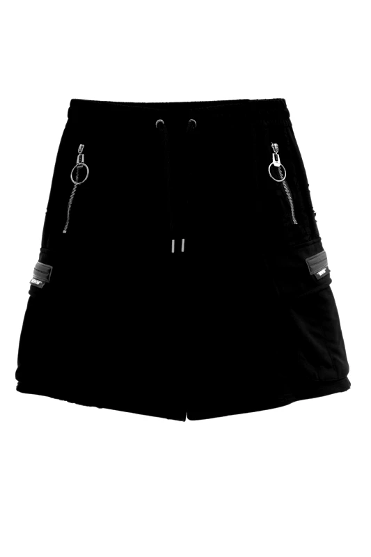 Mod Wave Movement MOD WAVE MOVEMENT Unisex Βερμούδα TEXTURED MW082040495 - ΜΑΥΡΟ-MW082040495-BLACK