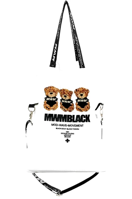 Mod Wave Movement MOD WAVE MOVEMENT UnisexΤσάντα TEDDY BAG MW040232352 - ΛΕΥΚΟ-MW040232352-WHITE