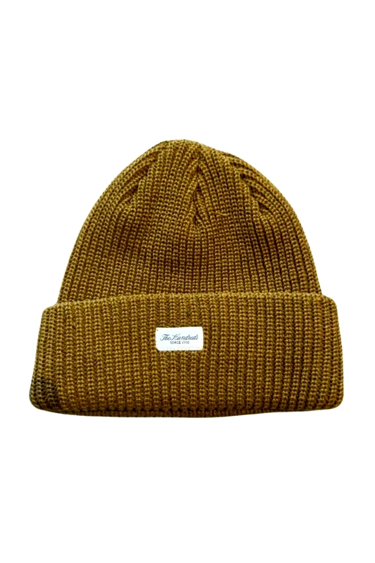 THE HUNDREDS THE HUNDREDS Σκούφοι F24 Crisp Beanie -ΧΑΚΙ-T24F106038