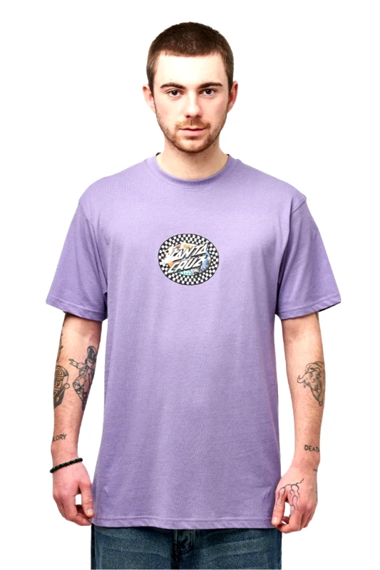 SANTA CRUZ Santa Cruz Collage Oval Dot Ανδρικό T-Shirt – Μωβ-SCA-TEE-13233