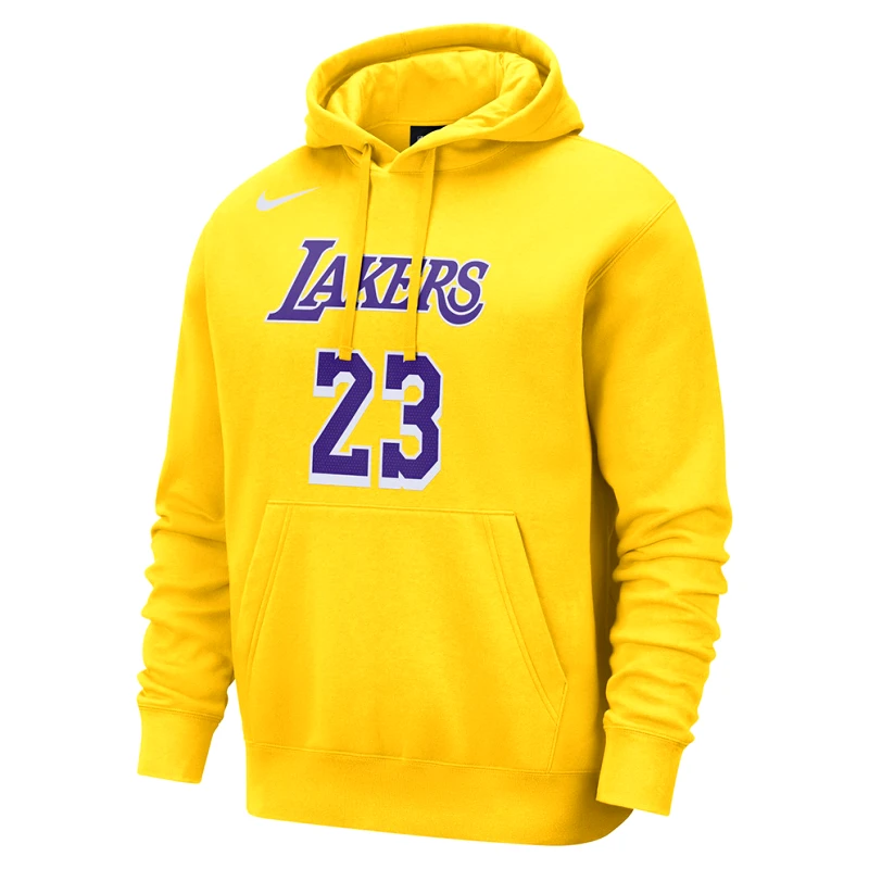 Nike Nike NBA Los Angeles Lakers Club Ανδρικό Φούτερ με Κουκούλα (9000151524_70071)