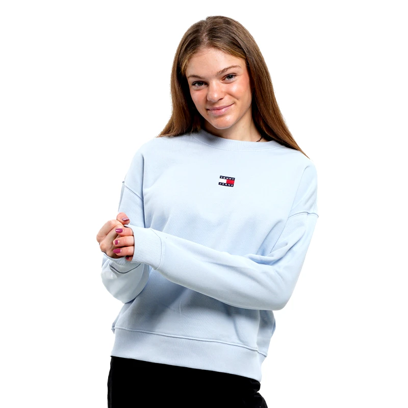 Tommy Jeans Tommy Jeans Boxy Badge Crew Γυναικεία Μπλούζα Φούτερ (9000175232_75512)