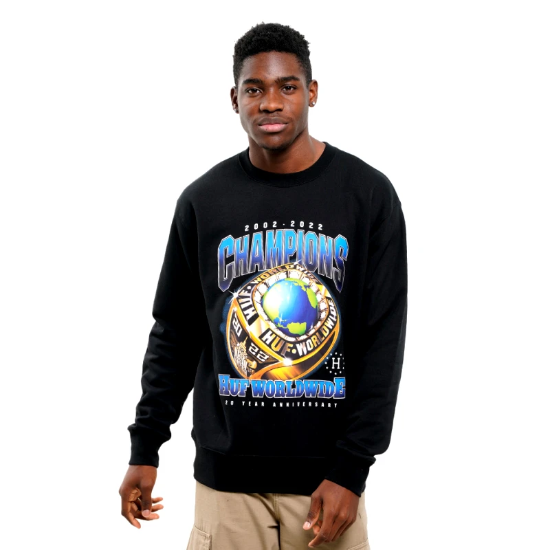 Huf Huf Champions Crewneck Ανδρική Μπλούζα Φούτερ (9000120189_1469)
