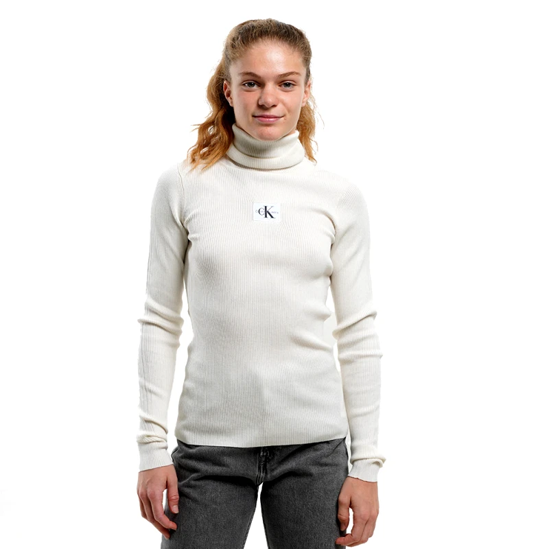 Calvin Klein Calvin Klein Badge Roll Neck Sweater (9000160910_11935)