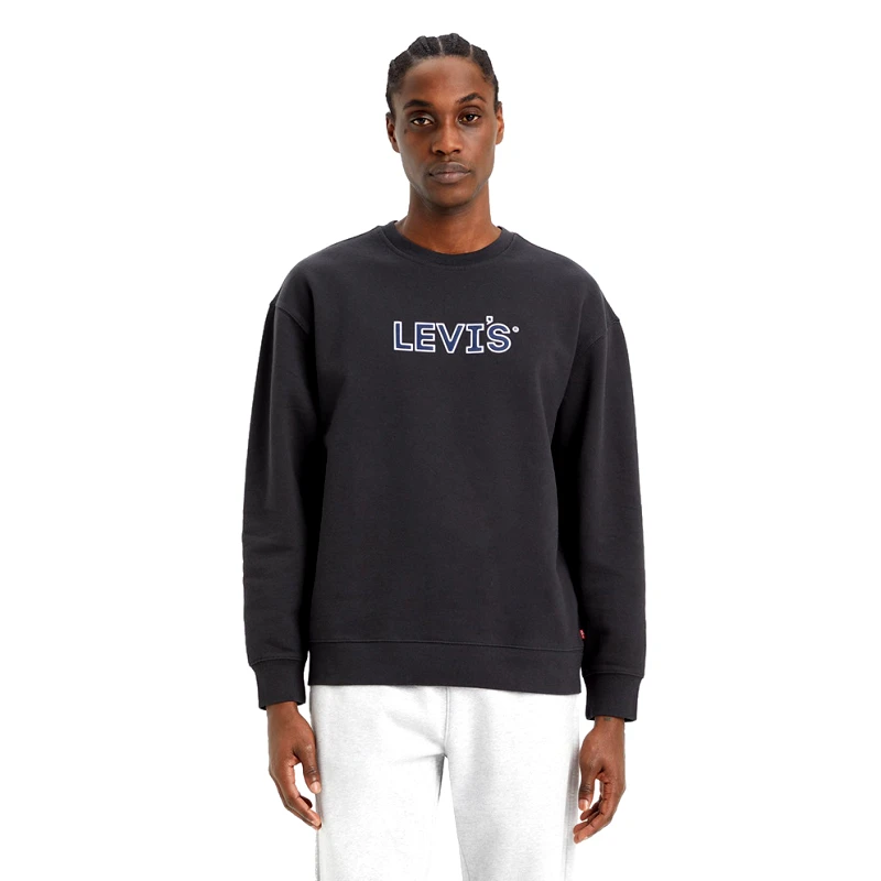 Levi's Levi's Relaxd Graphic Crew Blacks (9000194819_79890)