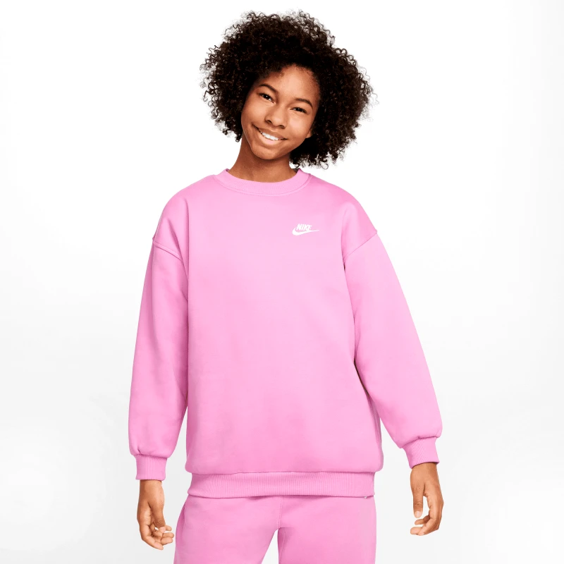 Nike Nike Steertwear Club Flee Oversized Crew LBR Παιδική Μακρυμάνικη Μπλούζα (9000191201_42843)