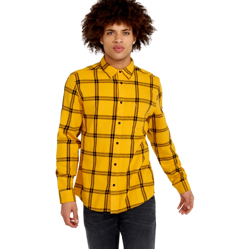 Wrangler Wrangler Ls 1Pkt Shirt Mineral Yellow (9000037345_6574)