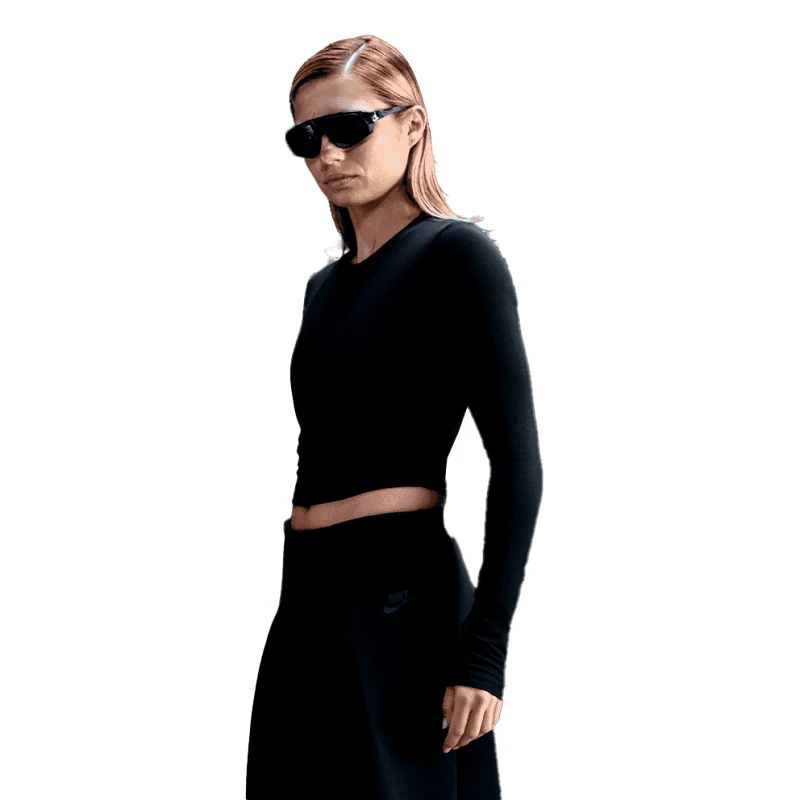 Nike Nike Streetwear Γυναικεία Cropped Μπλούζα με Μακρύ Μανίκι (9000190863_1470)