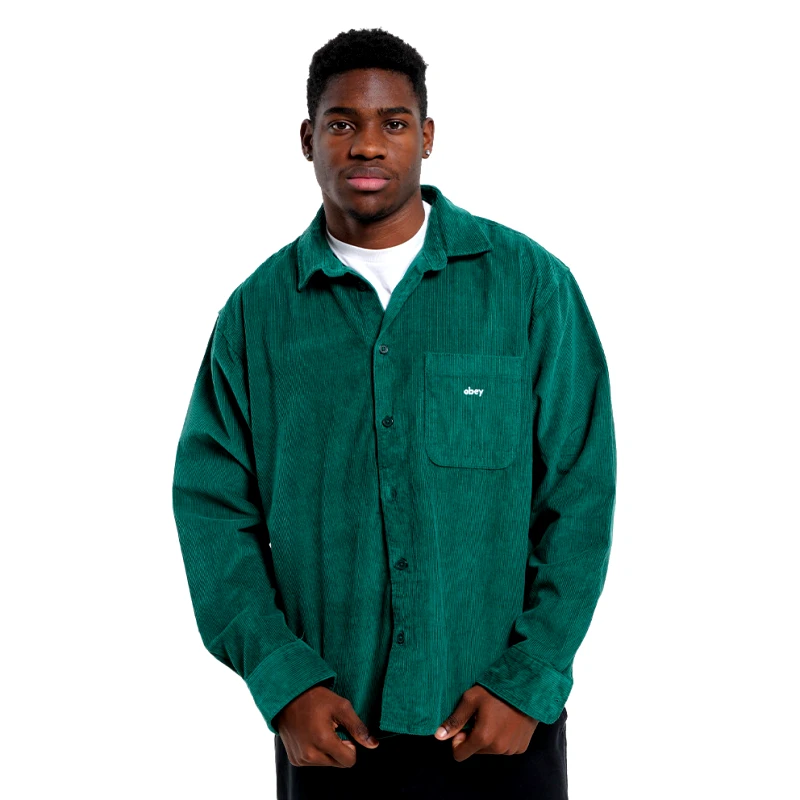 Obey Obey Bigwig Cord Ανδρικό Πουκάμισο (9000193005_79377)