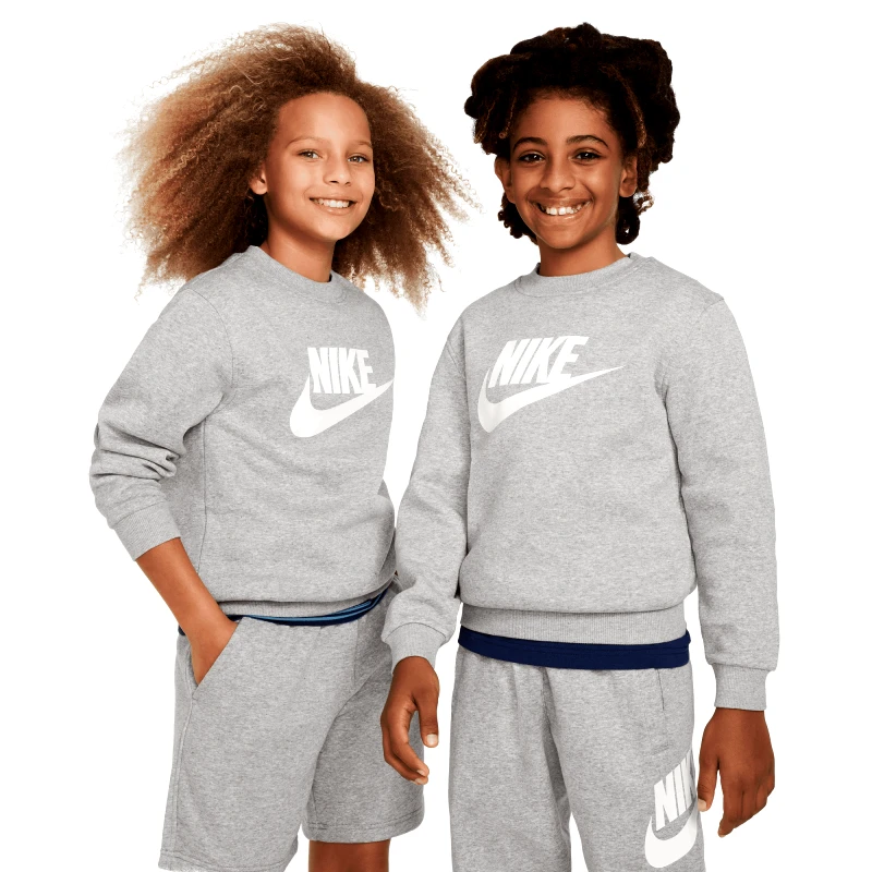 Nike Nike Kids' Club Flee Crew HBR Παιδικό Φούτερ (9000190235_4400)