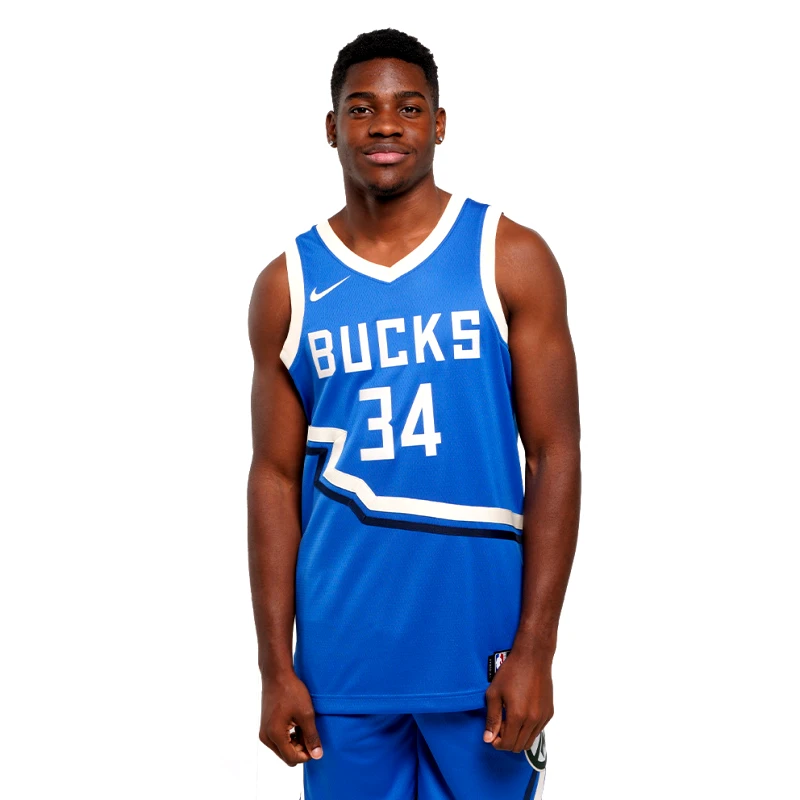 Nike Nike NBA City Edition Giannis Antetokounmpo Milwaukee Bucks Ανδρική Μπασκετική Φανέλα (9000197313_46809)