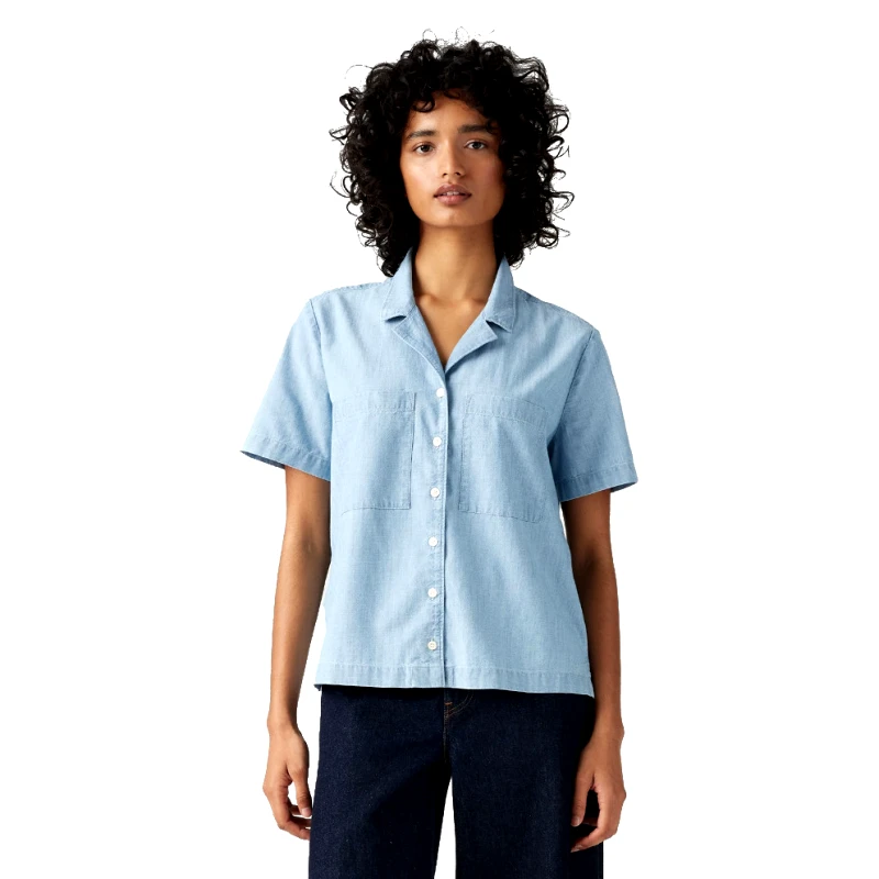 Levi's Levi's Sonny Linen Blend Camp Γυναικείο Κοντομάνικο Πουκάμισο (9000222828_84628)