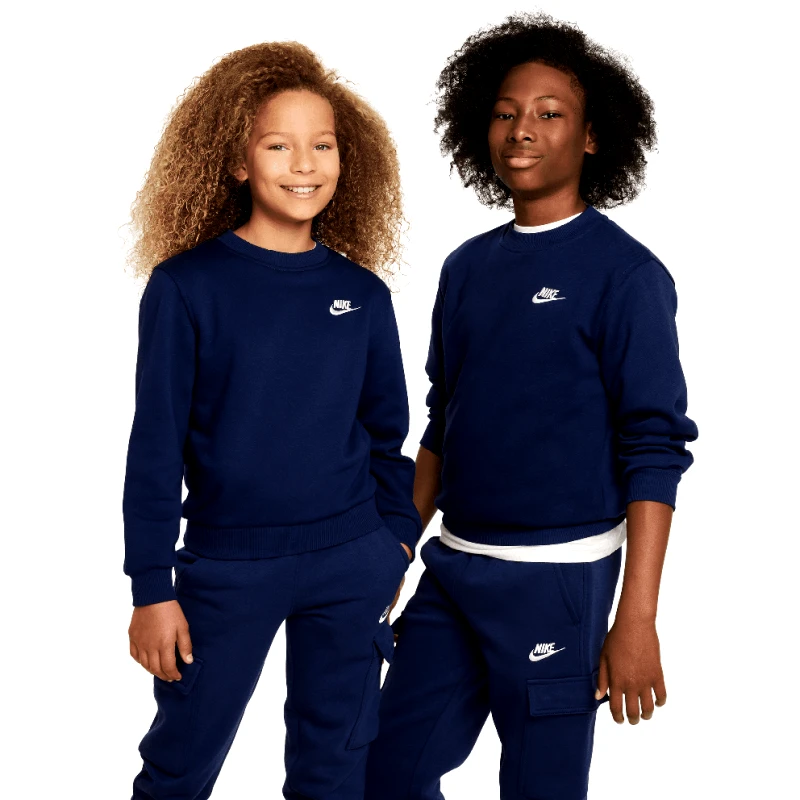 Nike Nike K Nsw Club Flc Crew Ls Lbr Παιδικό Φούτερ (9000190240_11269)