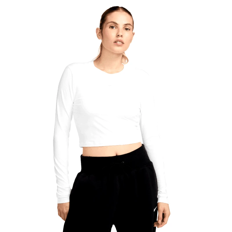 Nike Nike Streetwear Γυναικεία Cropped Μπλούζα με Μακρύ Μανίκι (9000190744_1597)