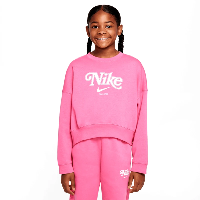 Nike Nike Steertwear Trend Flee Crop Crew Παιδικό Φούτερ (9000191383_46866)
