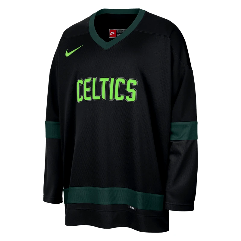 Nike Nike NBA City Edition Boston Celtics Μπασκετική Μπλούζα με Μακρύ Μανίκι (9000190601_79023)
