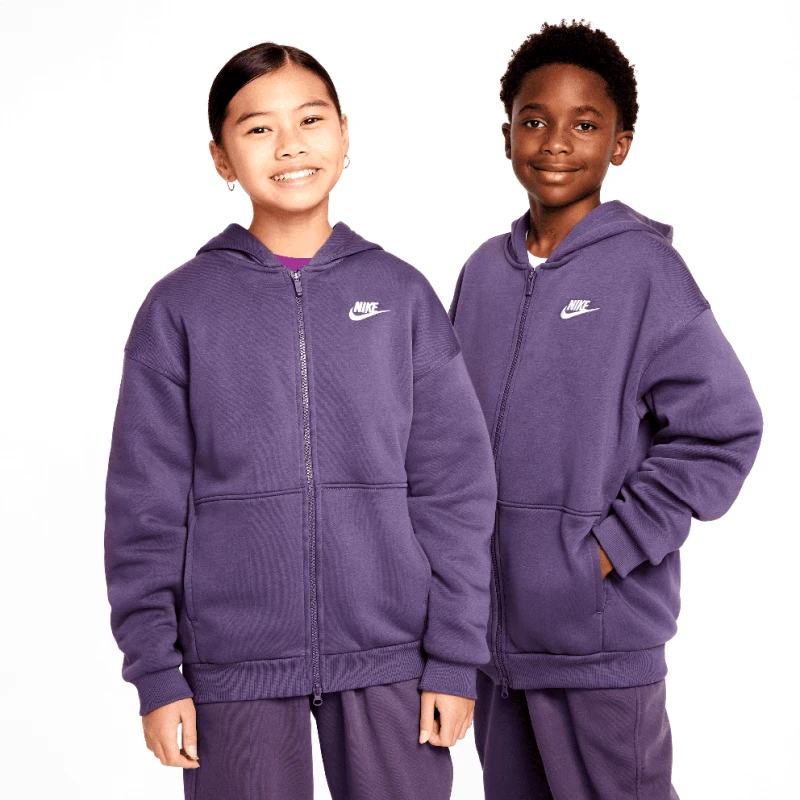 Nike Nike G Nsw Club Flc Ovrszd Fz Lbr Παιδική Ζακέτα (9000190447_27310)