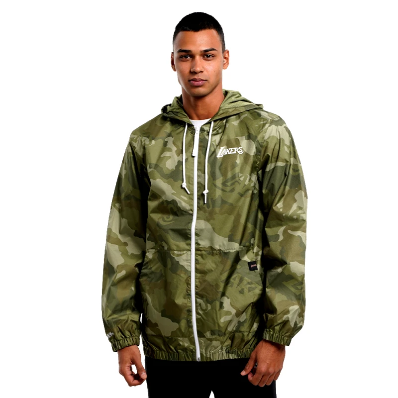 Mitchell & Ness Mitchell & Ness NBA Ghost Green Camo Los Angeles Lakers Ανδρικό Αντιανεμικό Μπουφάν (9000132018_65833)