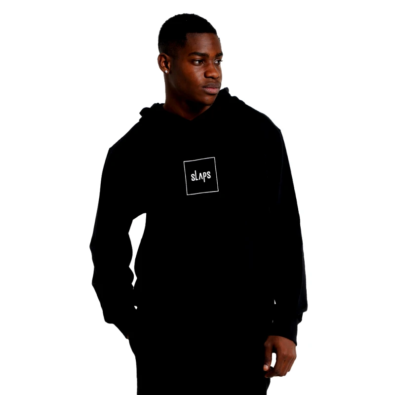 Slaps Slaps Hoodie with Box Logo Ανδρική μπλούζα με Κουκούλα (9000123241_1469)