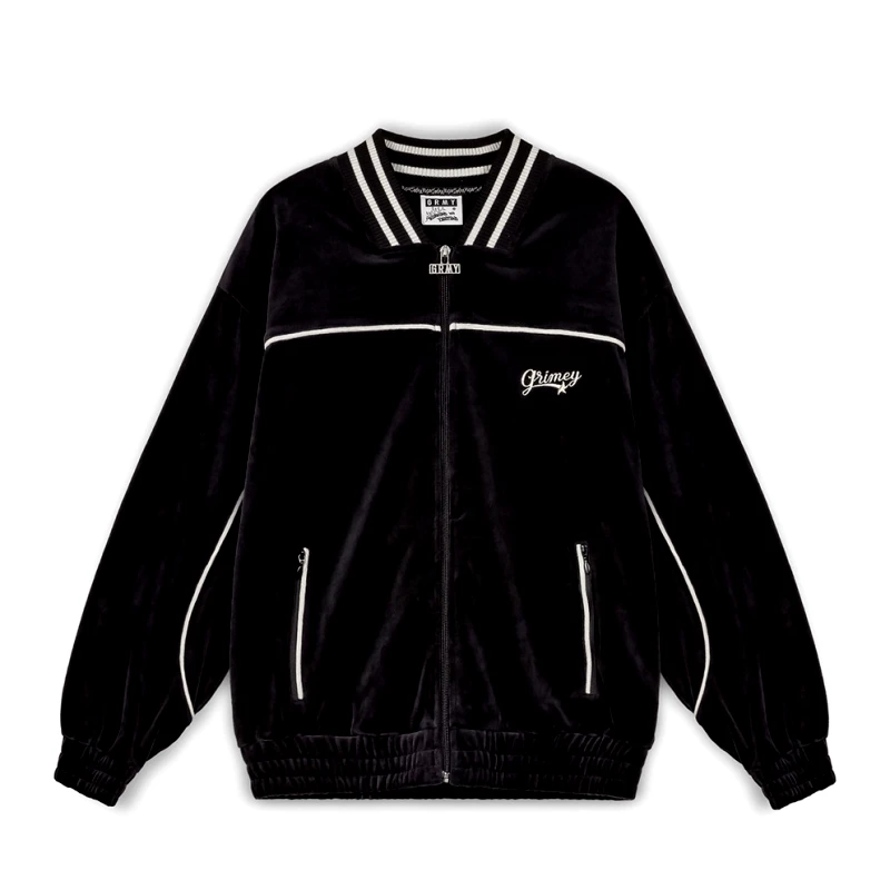 Grimey Grimey Madrid Velvet Track Jacket Black (9000150369_1469)