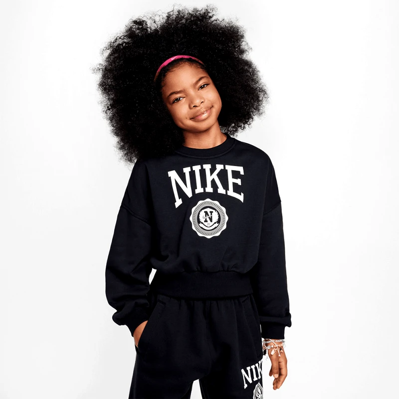 Nike Nike Steertwear Club Flee Boxy Crew GX Star Παιδικό Φούτερ (9000206973_1480)
