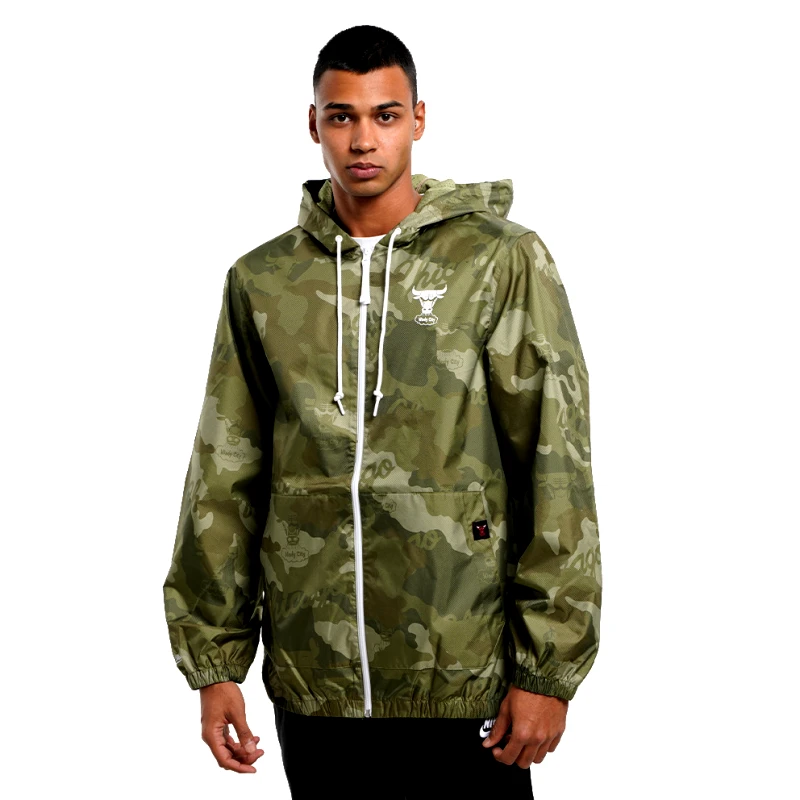 Mitchell & Ness Mitchell & Ness NBA Ghost Green Camo Chicago Bulls Ανδρικό Αντιανεμικό Μπουφάν (9000132019_65833)