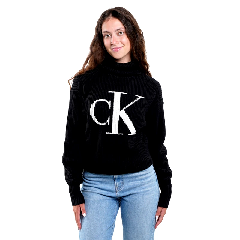 Calvin Klein Calvin Klein Blown Up Ανδρική Πλεκτή Μπλούζα (9000160924_68372)