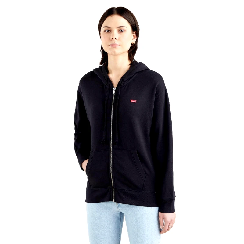 Levi's Levis Standard Zip Hoodie Caviar Γυναικεία Ζακέτα (9000114353_26097)