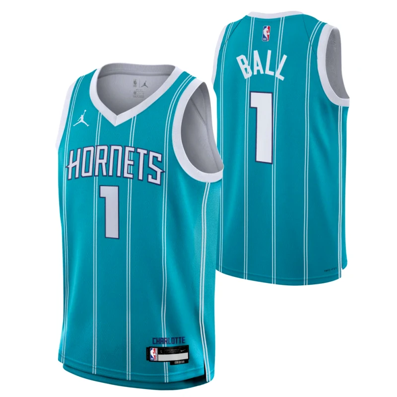 Nike Nike Icon Swingman Charlotte Hornets - LaMelo Ball Παιδική Μπασκετική Φανέλα (9000215363_64785)