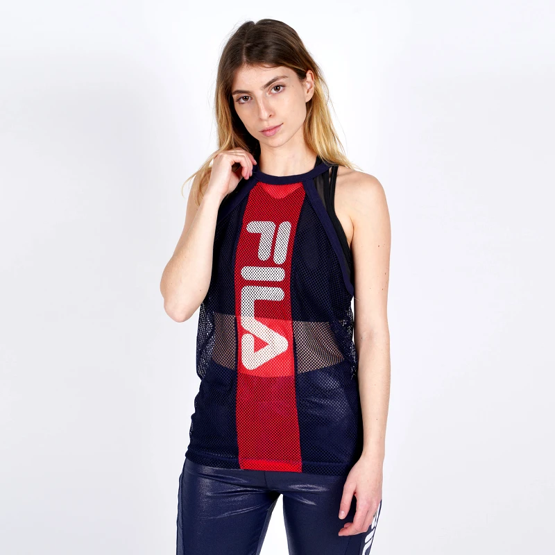 Fila Heritage Fila Heritage Bobbi Stripe Women's Mesh Top (9000048196_5123)