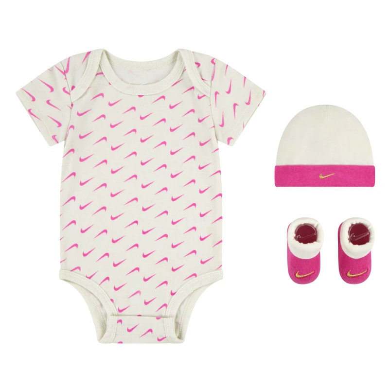 Nike Nike Hat, Bodysuit & Bootie 3-Piece Set (9000161543_72211)