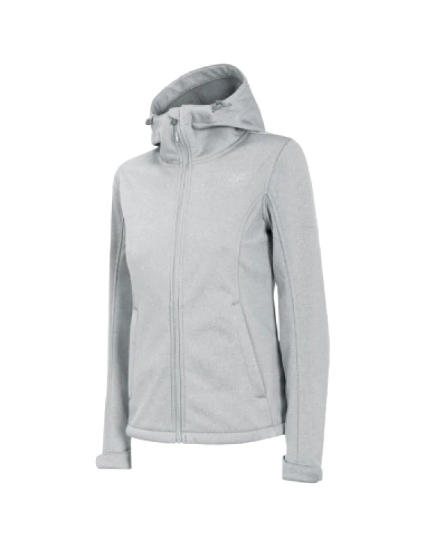 4f 4F Γυναικείο Μπουφάν Γκρι H4Z22-SFD350-27M