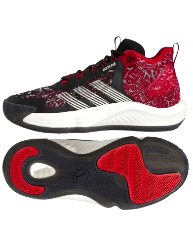 adidas performance Adidas Adizero Select IF2164 Ψηλά Μπασκετικά Παπούτσια Core Black / Better Scarlet / Off White