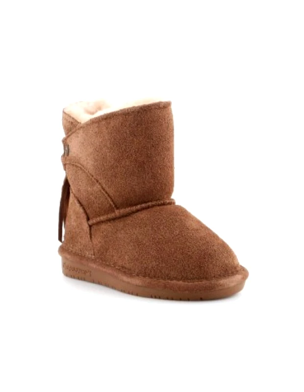 BearPaw Bearpaw Mia Toddler Δερμάτινες Παιδικές Μπότες Καφέ 2062T-220