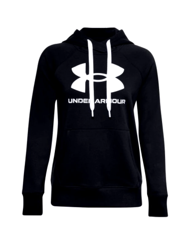 Under armour Under Armour Rival Logo Γυναικείο Φούτερ με Κουκούλα Μαύρο 1356318-001