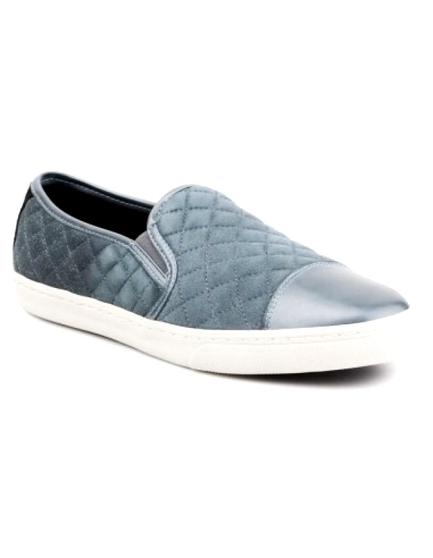 Geox Geox New Club Ανατομικά Γυναικεία Slip-On Μπλε D5258C000J0C4069