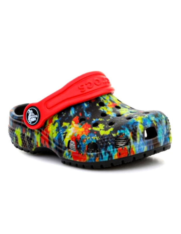 Crocs Crocs Παιδικά Σαμπό Θαλάσσης Classic Tie Dye Graphic 206994-4SW Πολύχρωμα