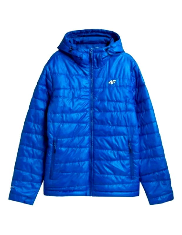 4f 4F Ανδρικό Μπουφάν Puffer για Χειμώνα Μπλε H4Z21-KUMP005-36S