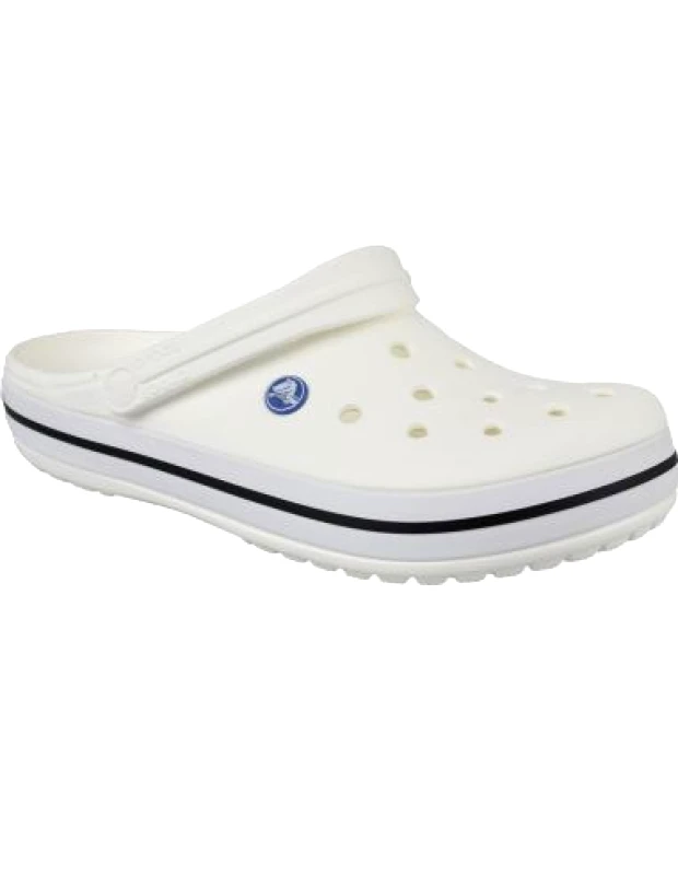 Crocs Crocs Crocband Ανατομικά Σαμπό Λευκά 11016-100