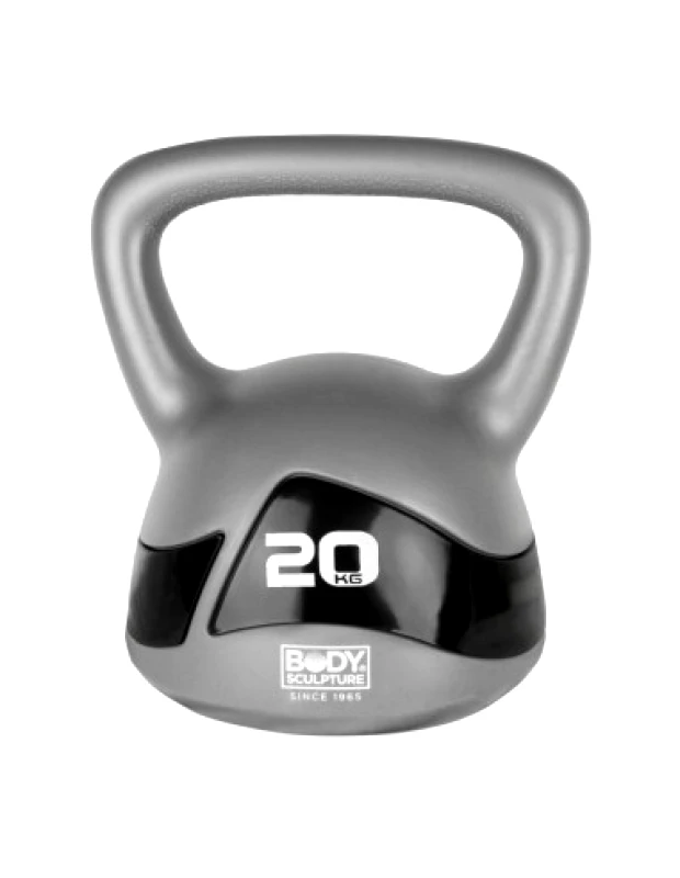 Body Sculpture Body Sculpture BW-117 Kettlebell από PVC 20kg Γκρι