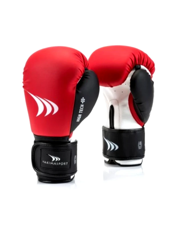 Yakimasport Yakimasport High Tech Viper 100341 Γάντια Πυγμαχίας από Συνθετικό Δέρμα για Αγώνα Κόκκινα