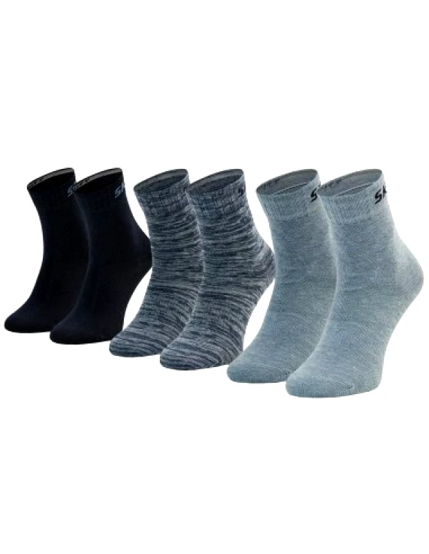 Skechers Skechers 3PPK Boys Mech Ventilation Socks SK410645302