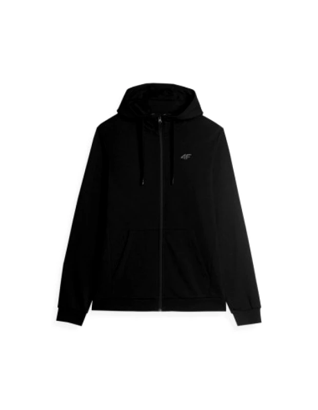 4f 4F Ανδρικό Φούτερ με Κουκούλα Μαύρο 4FAW23TSWSM695-20S