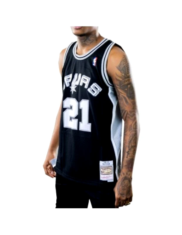 Mitchell & Ness Mitchell & Ness Swingman SMJYGS18208-SASBLCK98TDU Ανδρική Φανέλα Εμφάνισης Μπάσκετ