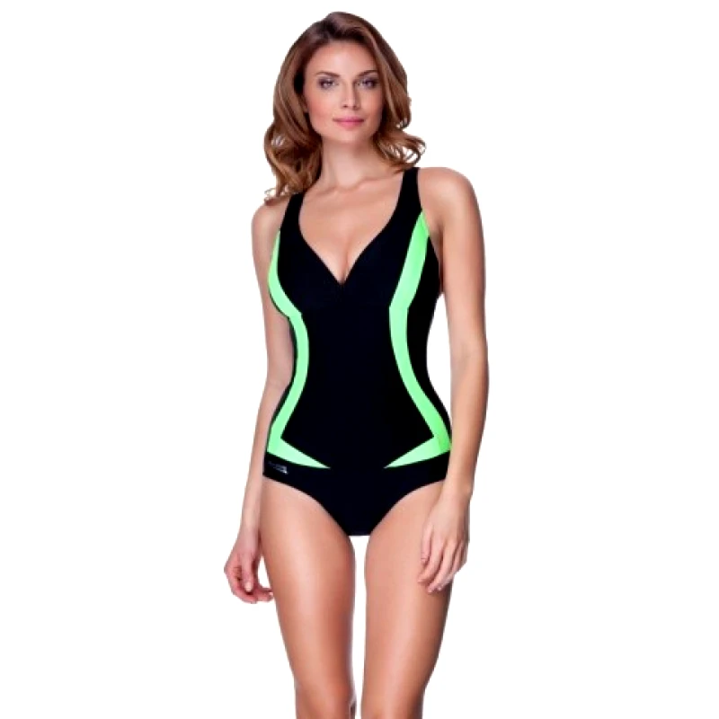 Aqua-Speed Aquaspeed Greta Αθλητικό Ολόσωμο Μαγιό Μαύρο